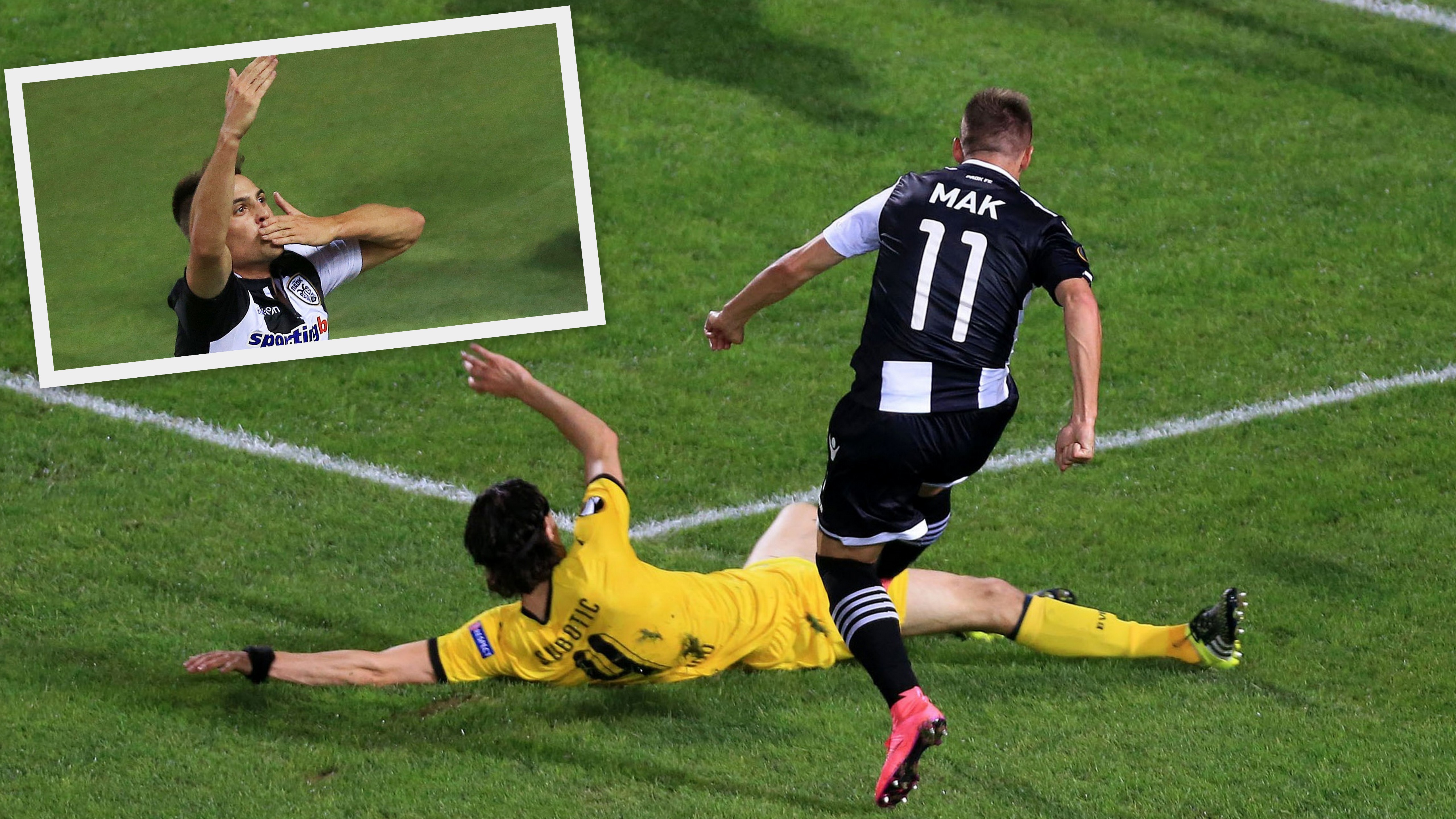 Róbert Mak PAOK vs Borussia